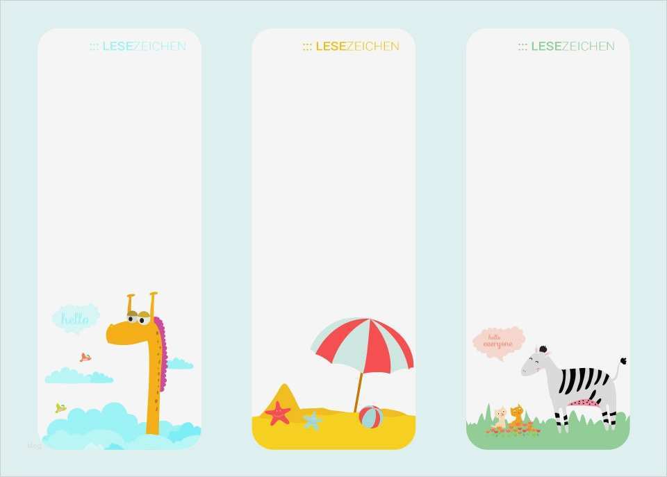 Lesezeichen Vorlage Hübsch Lesezeichen Selbst Gestalten