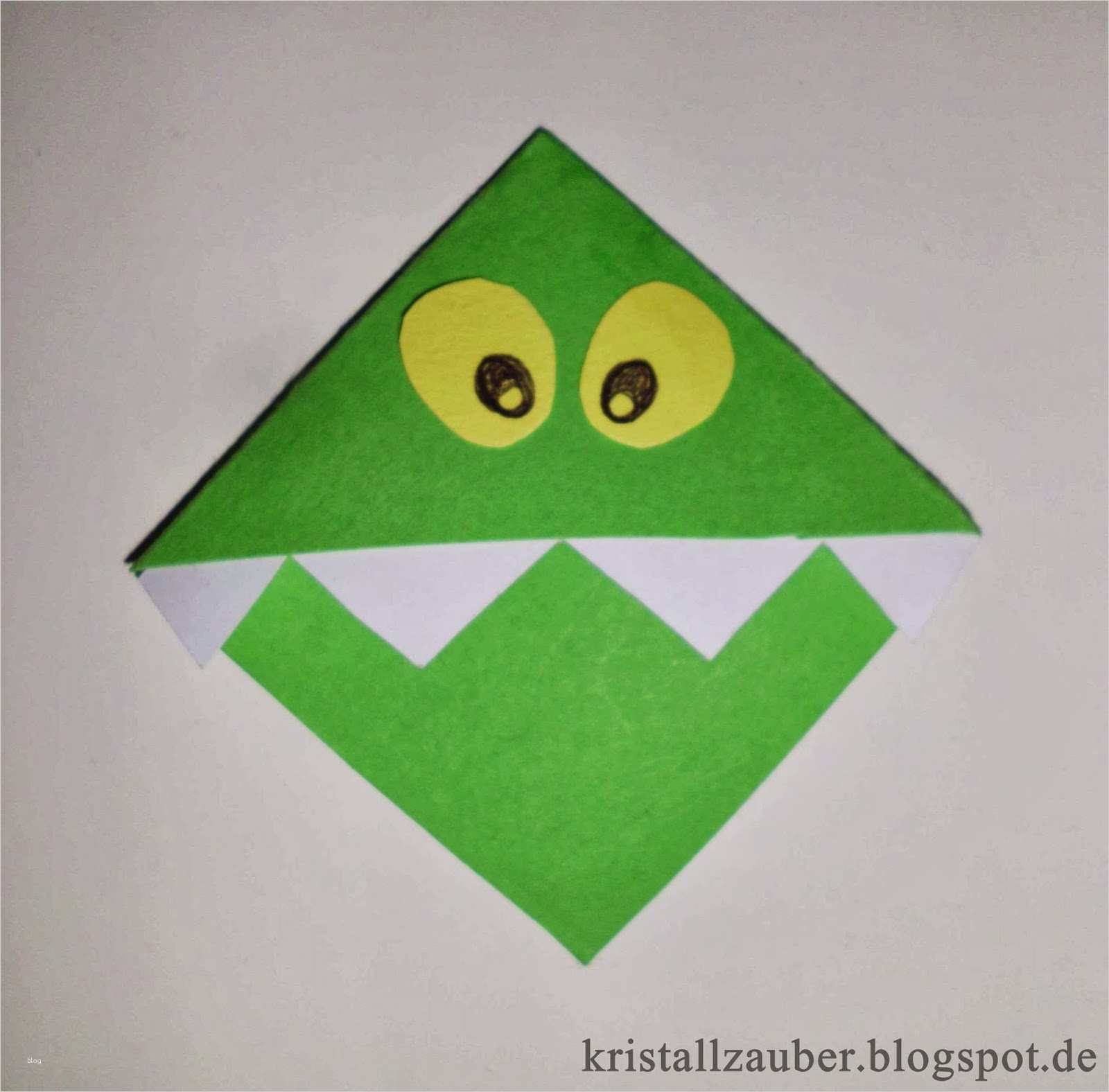 Lesezeichen Vorlage Schön Kristallzauber Diy Monster Lesezeichen Ecke