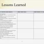 Lessons Learned Vorlage Beste Prince2 Lessons Learned Report Template Best Lesson
