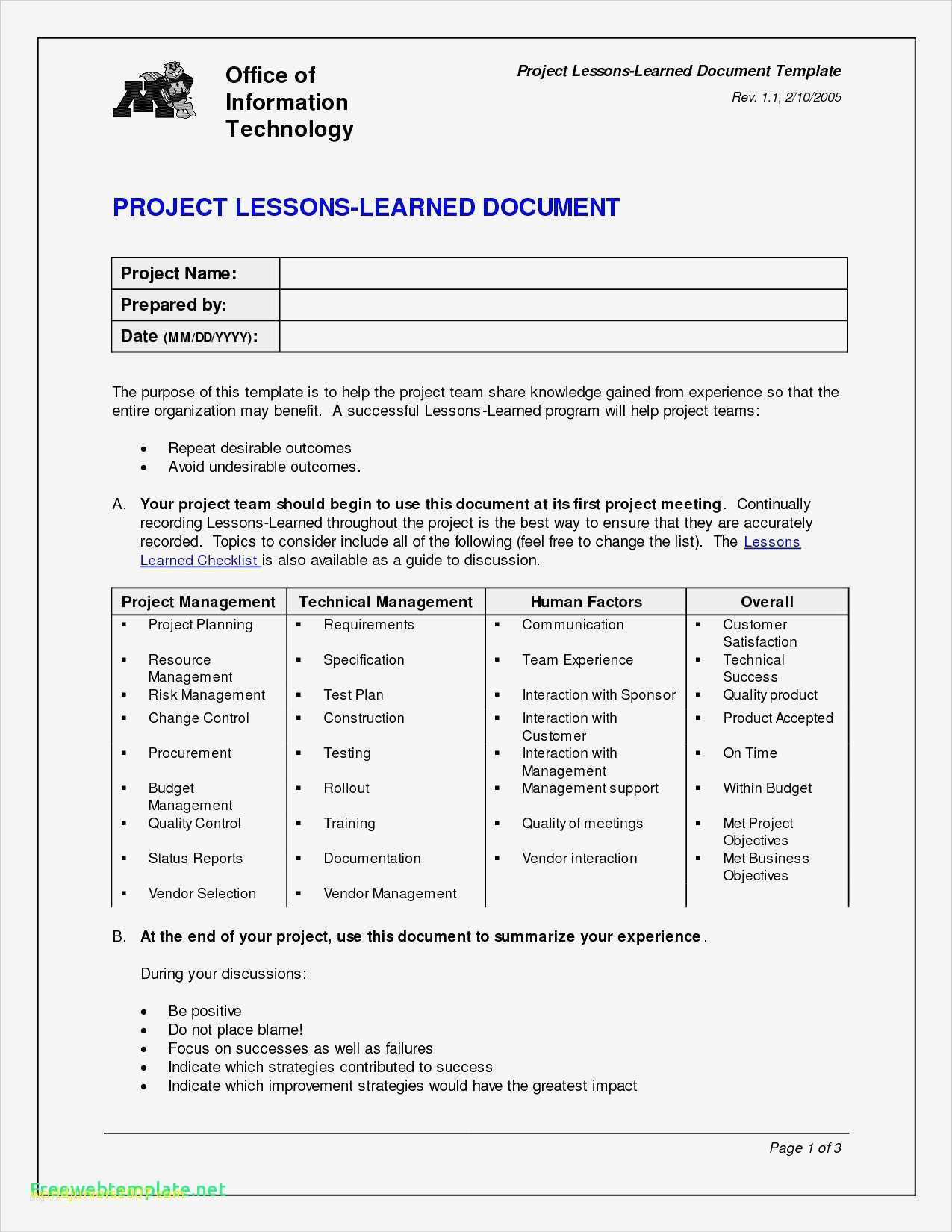 Lessons Learned Vorlage Neu Charmant Lessons Learned Dokumentvorlage Zeitgenössisch