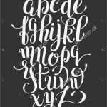 Lettering Vorlagen Beste Black and White Hand Lettering Alphabet Design