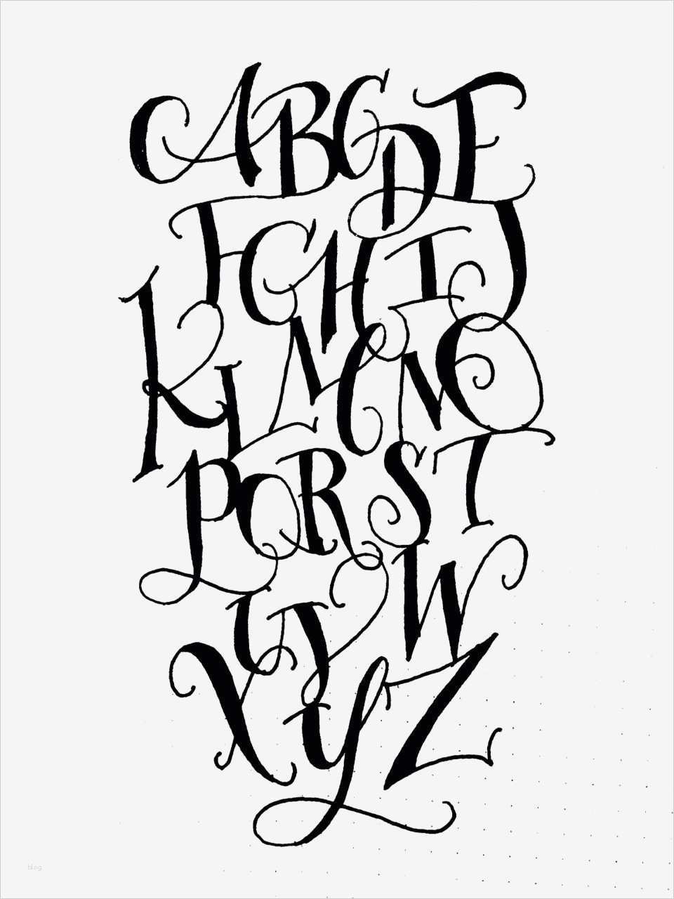 Lettering Vorlagen Beste Handlettered Alphabet Hand Lettering Pinterest