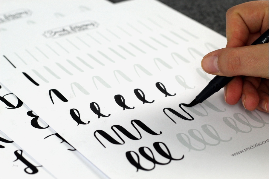Lettering Vorlagen Einzigartig Handlettering Brush Lettering Anleitung Für Anfänger