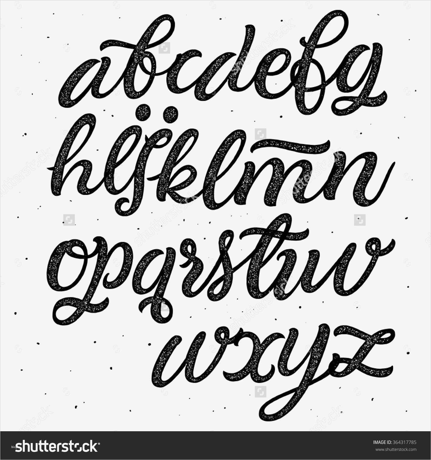 Lettering Vorlagen Erstaunlich Drawn Lettering A to Z Pencil and In Color Drawn