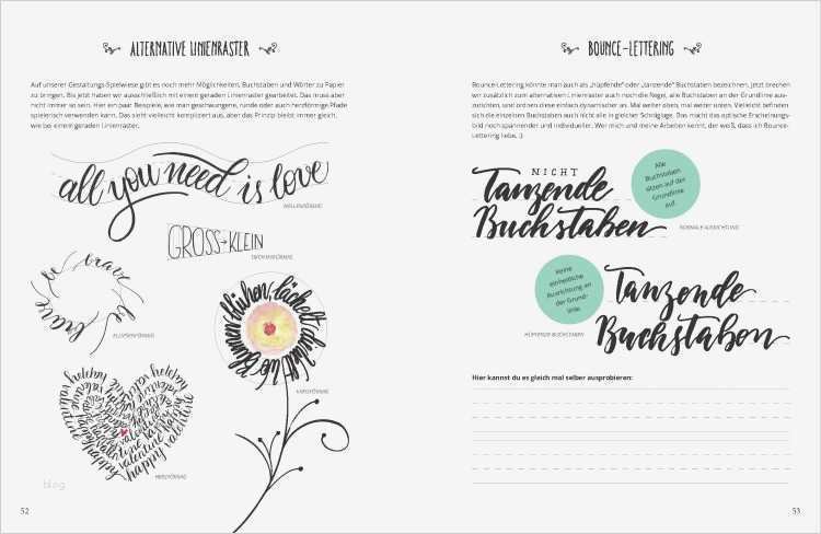 Lettering Vorlagen Erstaunlich Handlettering