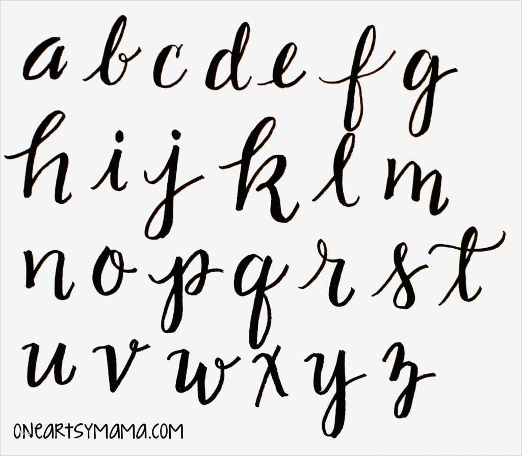 Lettering Vorlagen Wunderbar Basic Hand Lettering Alphabet Practice Amy Latta Creations