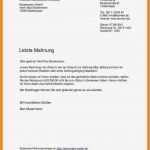 Letzte Mahnung Vorlage Inspiration 13 Letzte Mahnung Muster