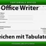 Libreoffice Impress Vorlagen Einzigartig Füllzeichen Mit Tabulator Setzen Libre Fice Writer