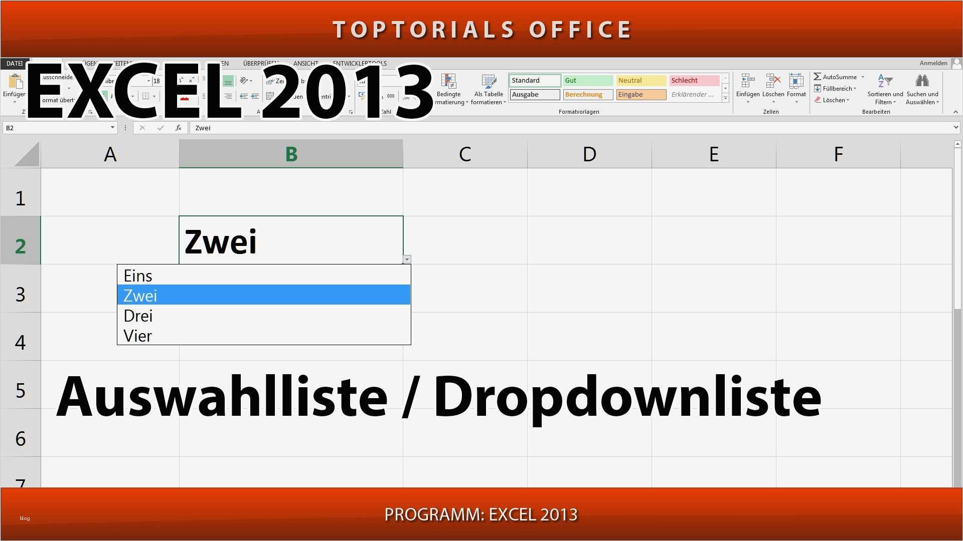 Libreoffice Impress Vorlagen Inspiration Auswahlliste Dropdownliste Erstellen Excel toptorials