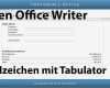 Libreoffice Impress Vorlagen Neu Füllzeichen Mit Tabulator Setzen Open Fice Writer