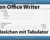 Libreoffice Impress Vorlagen Neu Füllzeichen Mit Tabulator Setzen Open Fice Writer