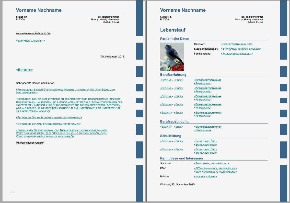Libreoffice Vorlagen Genial Bewerbungsvorlagen Für Libreoffice