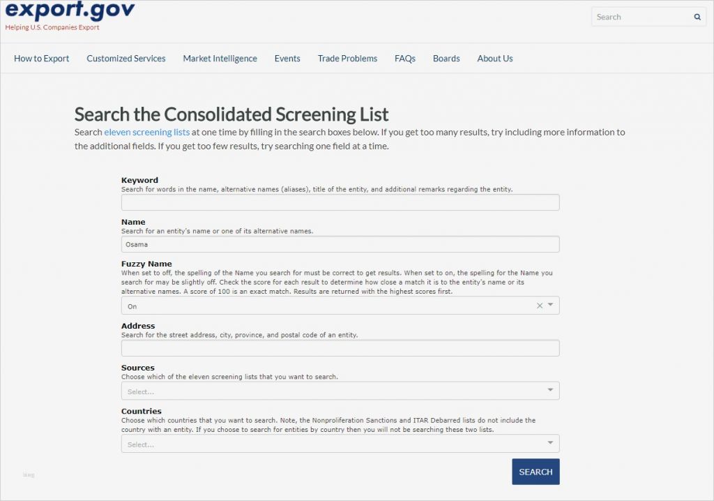 Lieferantenerklärung 2017 Vorlage Hübsch Sanktionslisten Prüfung Line [kostenlose Anleitung]