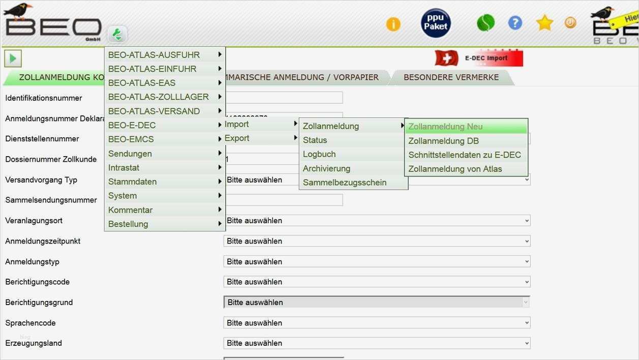 Lieferantenerklärung 2017 Vorlage Schönste Beo E Dec – Beo software