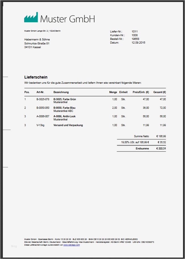 Lieferschein Vorlage Excel Bewundernswert Lieferschein Vorlage Für Fice Word – Kostenlos
