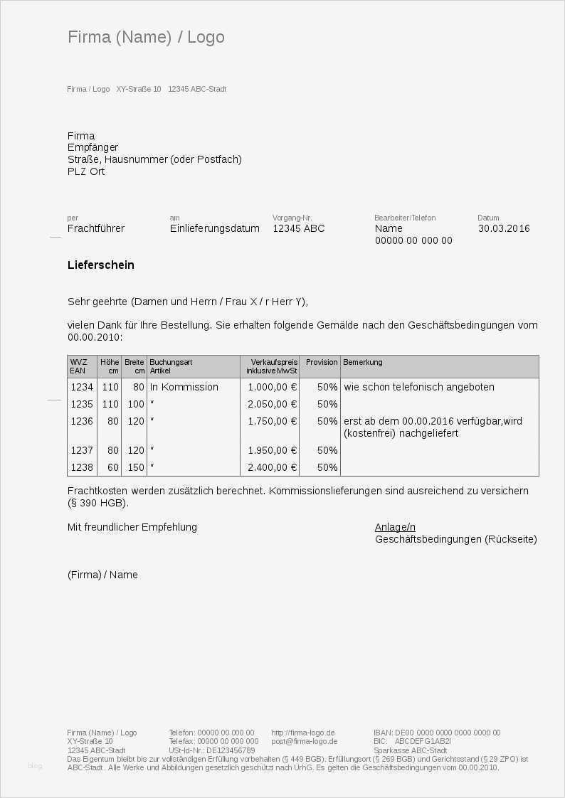 Lieferschein Vorlage Zum Ausdrucken Cool atemberaubend Lieferschein Vorlage Galerie Beispiel