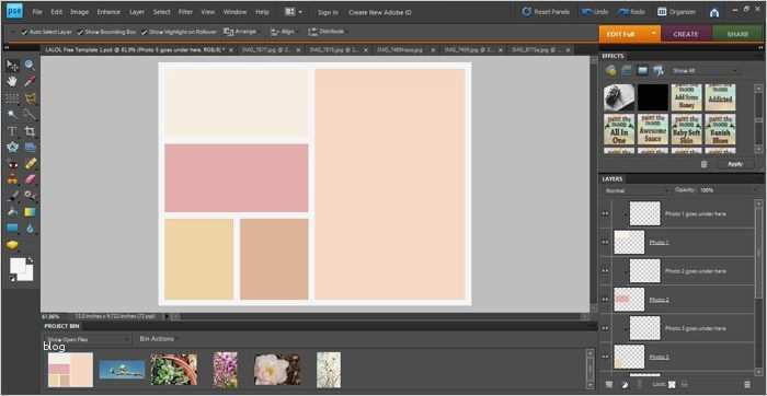 Lightroom Collage Vorlage Erstaunlich Tutorial Using Collage Templates In Shop