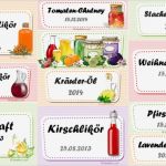 Likör Etiketten Vorlagen Kostenlos Erstaunlich Wer Gerne Obst Und Gemüse Einkocht Säfte Öle Und Likör