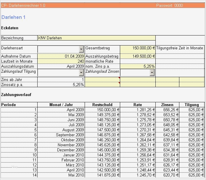 Liquiditätsplanung Vorlage Wunderbar Rs Darlehensverwaltung Excel Vorlagen Shop