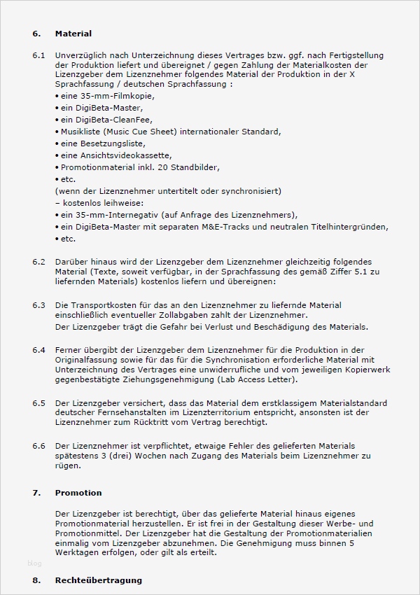 Lizenzvertrag Vorlage Cool Lizenzvertrag Vertrag Vorlage Zum Download