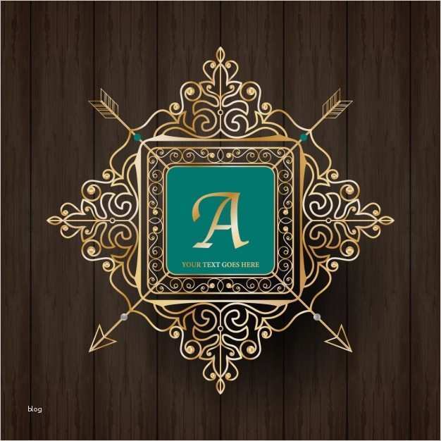Logo Psd Vorlagen Inspiration Luxus Goldene Monogramm Logo Vorlagen