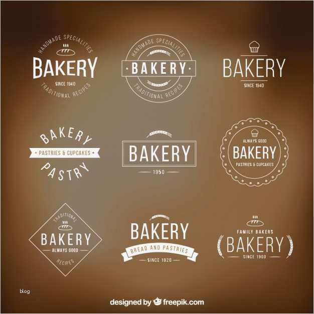 Logo Vorlagen Großartig Bäckerei Logo Vorlagen Pack