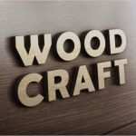 Logo Vorlagen Großartig Wood Craft Logo Mockup Psd File