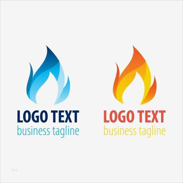 Logo Vorlagen Hübsch Two Flame Logo Templates Vector