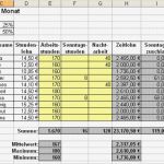 Lohn Und Gehaltsabrechnung Vorlage Gut Einfache Berechnungen In Excel