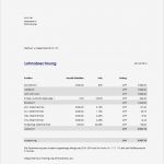Lohnabrechnung Vorlage Erstaunlich Lohnbuchhaltung