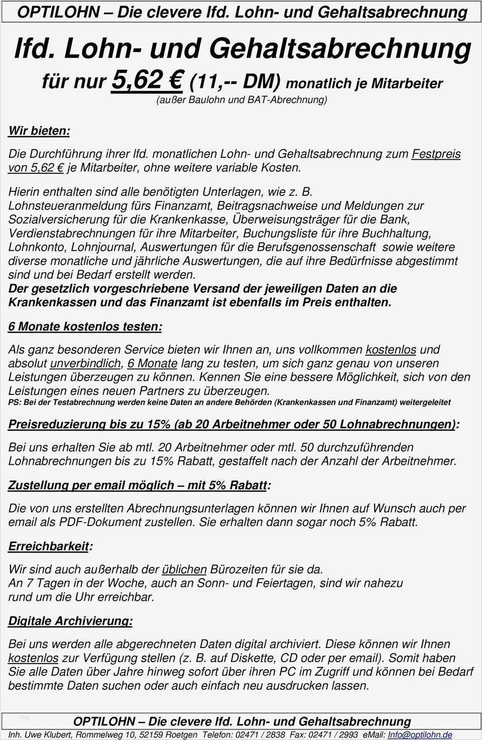 Lohnkonto Vorlage Genial Lfd Lohn Und Gehaltsabrechnung Pdf
