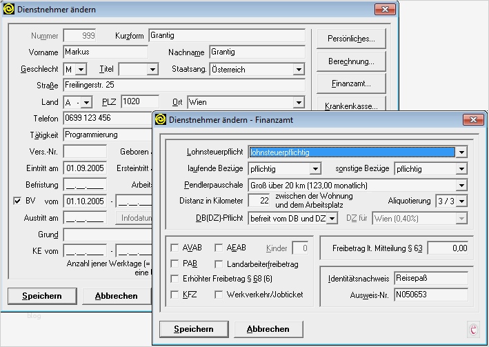 Lohnkonto Vorlage Süß Lohnverrechnungsprogramm