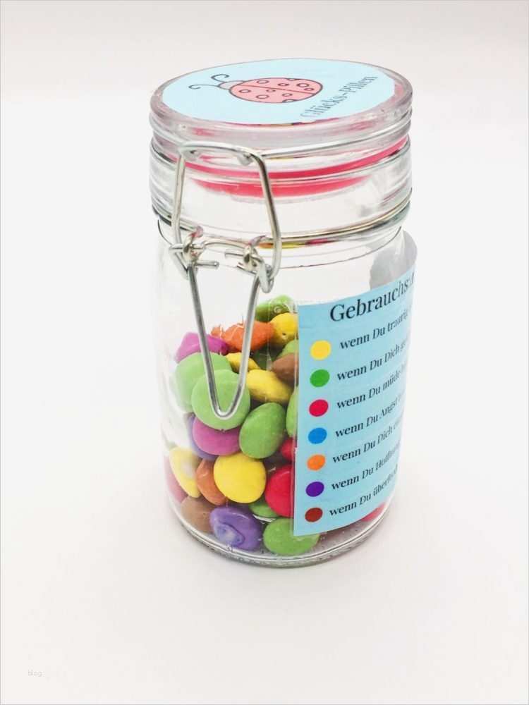 Lose Selber Machen Vorlage Süß Geschenke Im Glas Für Kinder Selber Machen Mit Smarties