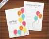 Luftballon Vorlage Angenehm Geburtstagskarte Vorlage Mit Ausgefallenen Luftballons