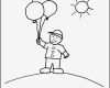 Luftballon Vorlage Beste Malvorlage Junge Beim Spielen Kostenlose Ausmalbilder