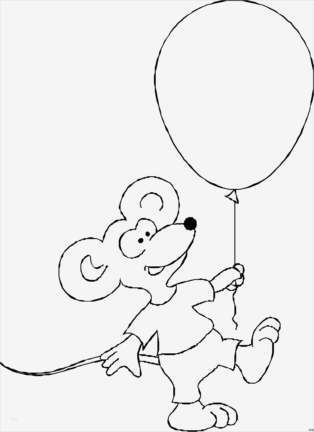 Luftballon Vorlage Bewundernswert Maus Mit Luftballon Ausmalbild & Malvorlage Ics