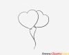 Luftballon Vorlage Neu Kostenlose Malvorlage Herzen Luftballons