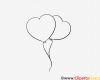 Luftballon Vorlage Neu Kostenlose Malvorlage Herzen Luftballons