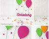 Luftballon Vorlage Schönste Quäär Durch S Luniversum Diy Einladungskarte Mit Bunten