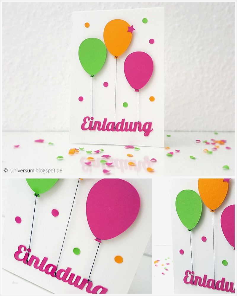 Luftballon Vorlage Schönste Quäär Durch S Luniversum Diy Einladungskarte Mit Bunten