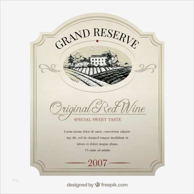 Lustige Weinetiketten Vorlagen Bewundernswert Elegant Wine Label Vector