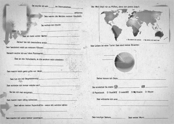 Lustiger Steckbrief Vorlage Schönste Freundealarm Innenansicht Freundebuch