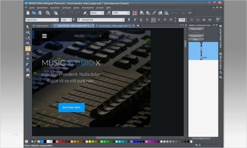 Magix Webdesigner Vorlagen Luxus Magix Web Designer 12 Im Test Pc Magazin