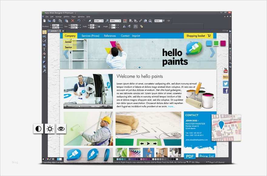 Magix Webdesigner Vorlagen Schön Magix Xara Web Designer 9 Premium Download Buyer