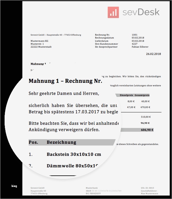 Mahnung Vorlage Einzigartig Mahnungsvorlage Für Word & Excel Mit Anleitung Als