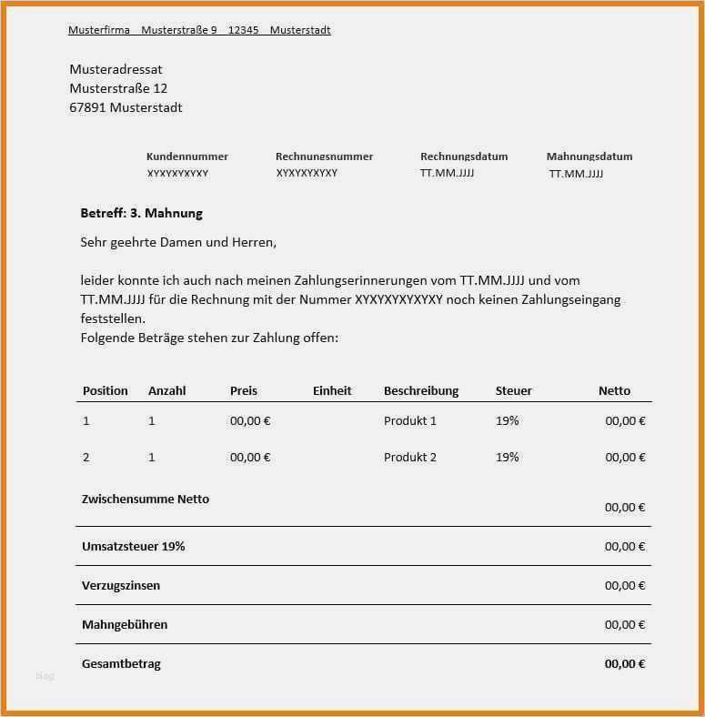 Mahnung Vorlage Privat Süß Zweite Mahnung Vorlage Wunderbar 6 1 Mahnung Muster Sv