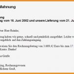 Mahnungstext Vorlage Wunderbar 6 1 Mahnung Muster