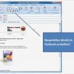 Mail Vorlage Erstellen Angenehm Newsletter software Newsletter Mit Outlook Versendencrm