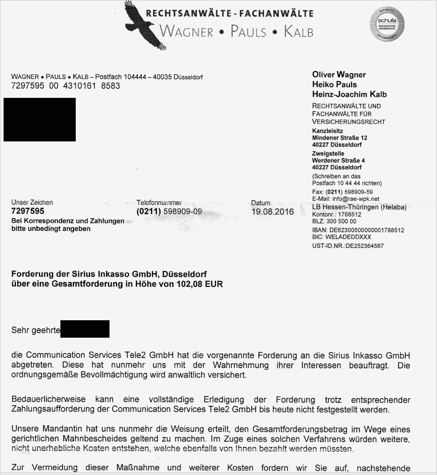 Mailing Vorlage Angenehm Vorlage Zum Antworten Bei Unberechtigten Mahnungen