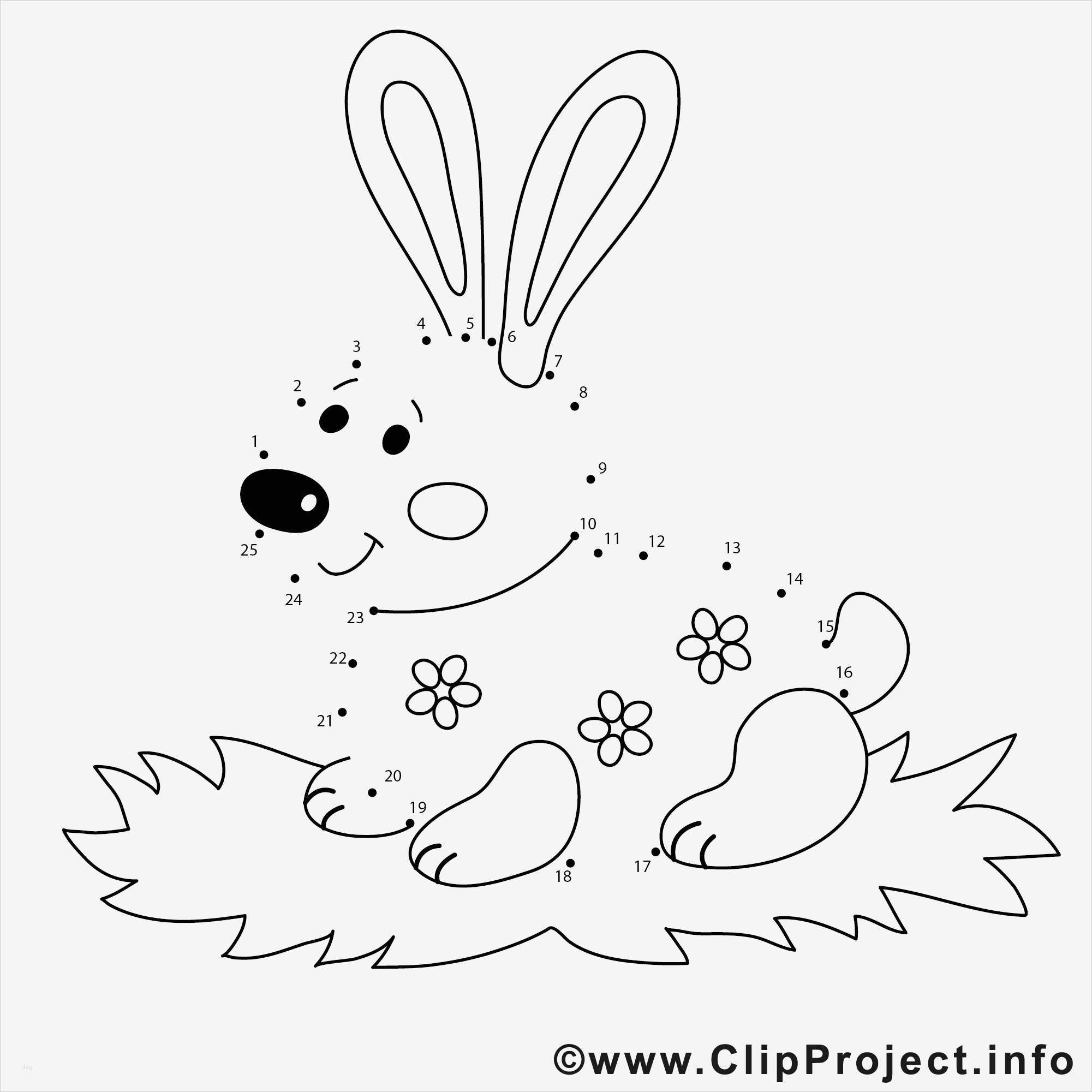 Mal Bilder Vorlagen Fabelhaft Osterhase Zahlenbild Zu Ostern